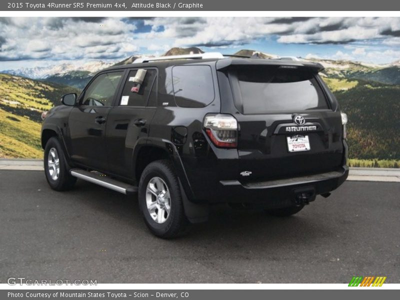 Attitude Black / Graphite 2015 Toyota 4Runner SR5 Premium 4x4