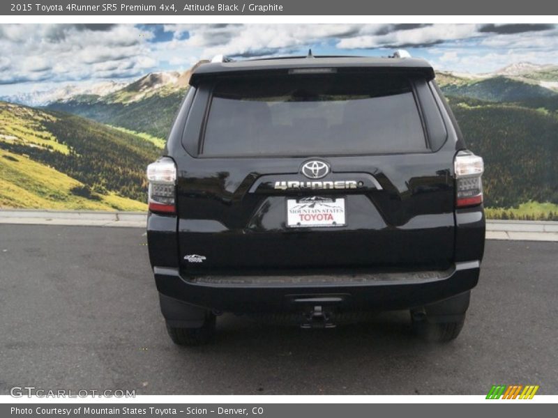 Attitude Black / Graphite 2015 Toyota 4Runner SR5 Premium 4x4