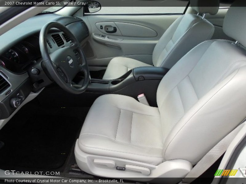 White / Gray 2007 Chevrolet Monte Carlo SS
