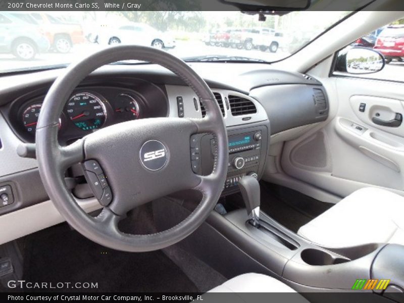 White / Gray 2007 Chevrolet Monte Carlo SS