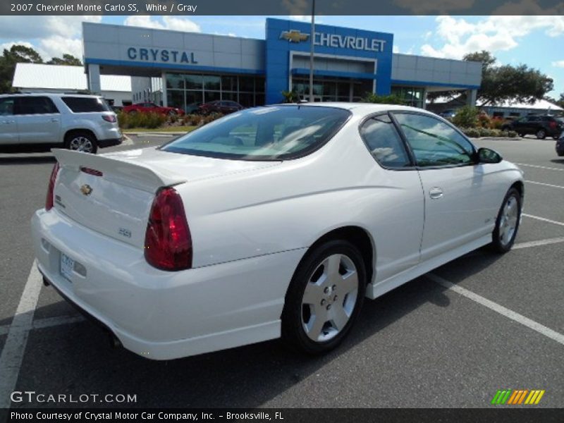 White / Gray 2007 Chevrolet Monte Carlo SS