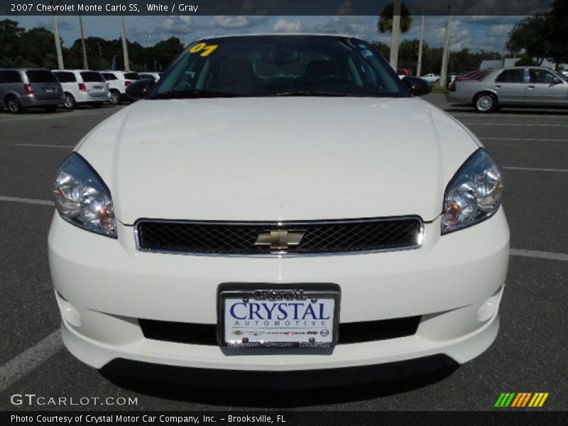 White / Gray 2007 Chevrolet Monte Carlo SS