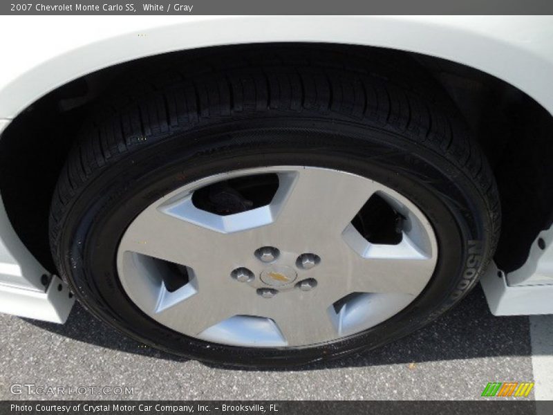 White / Gray 2007 Chevrolet Monte Carlo SS