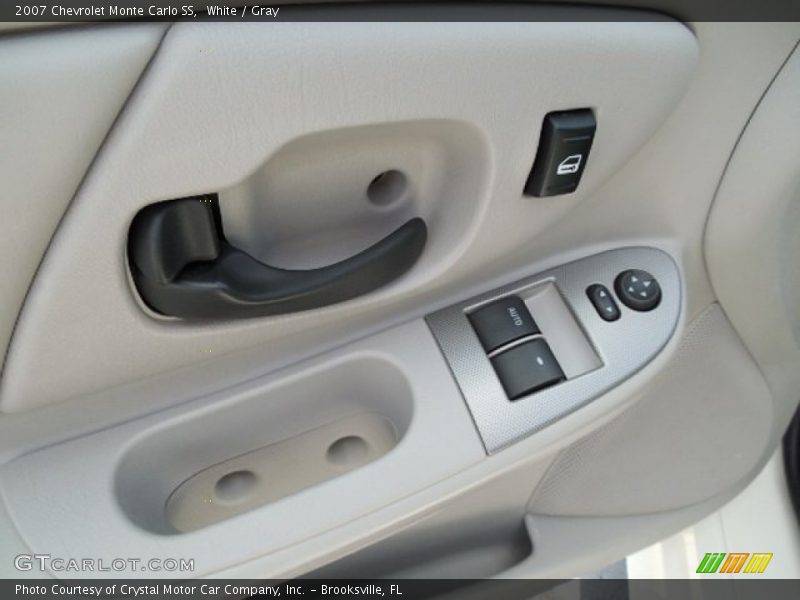 White / Gray 2007 Chevrolet Monte Carlo SS