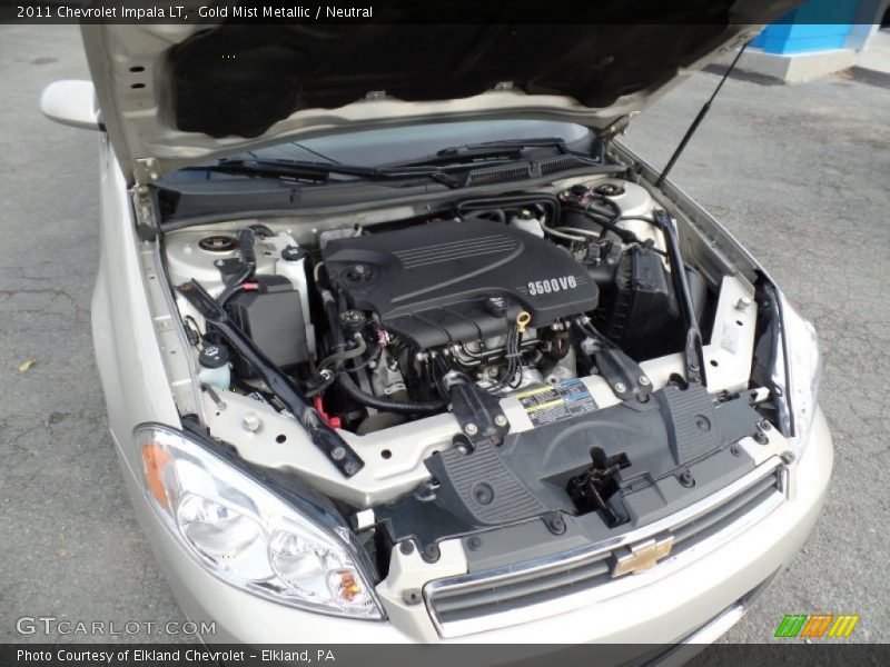 Gold Mist Metallic / Neutral 2011 Chevrolet Impala LT