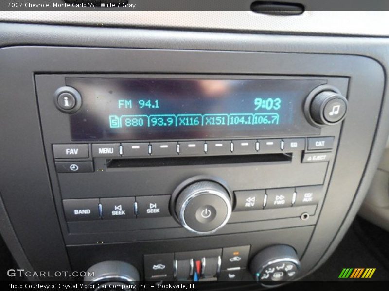 White / Gray 2007 Chevrolet Monte Carlo SS