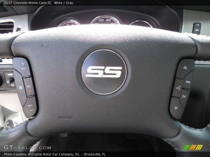 White / Gray 2007 Chevrolet Monte Carlo SS