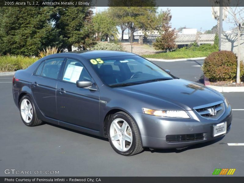 Anthracite Metallic / Ebony 2005 Acura TL 3.2