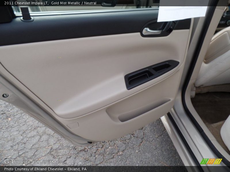 Gold Mist Metallic / Neutral 2011 Chevrolet Impala LT