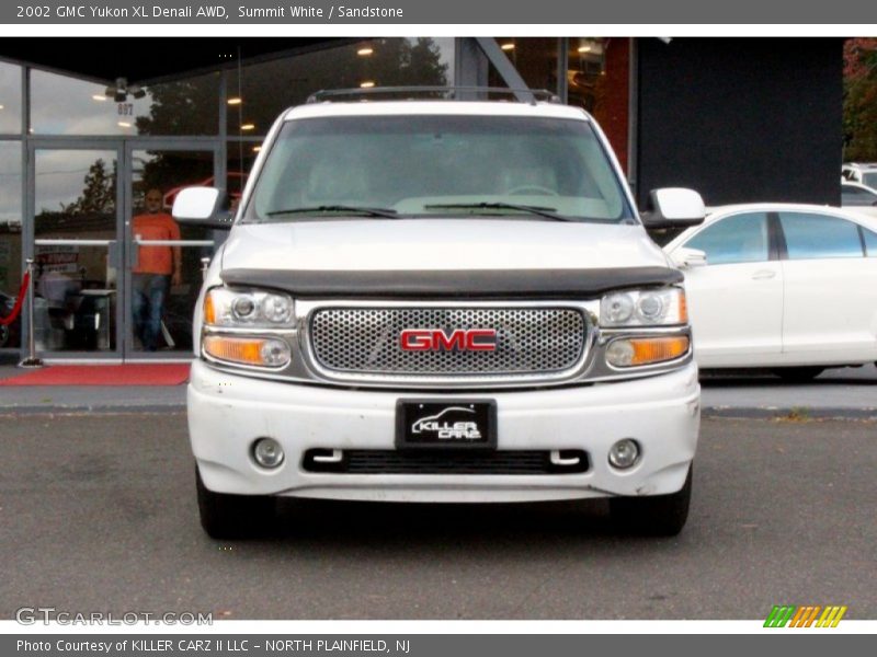 Summit White / Sandstone 2002 GMC Yukon XL Denali AWD