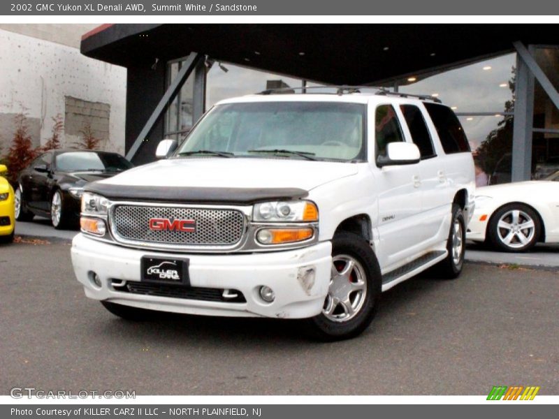 Summit White / Sandstone 2002 GMC Yukon XL Denali AWD