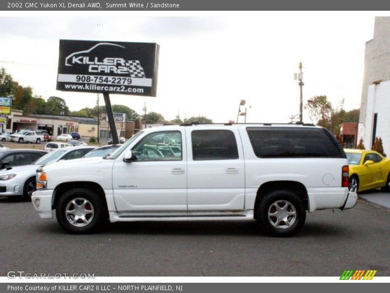 Summit White / Sandstone 2002 GMC Yukon XL Denali AWD