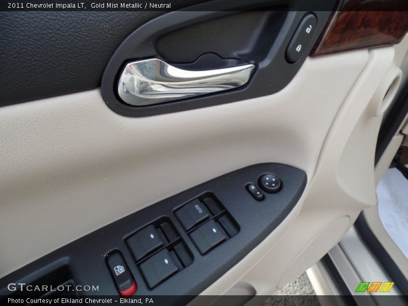 Gold Mist Metallic / Neutral 2011 Chevrolet Impala LT