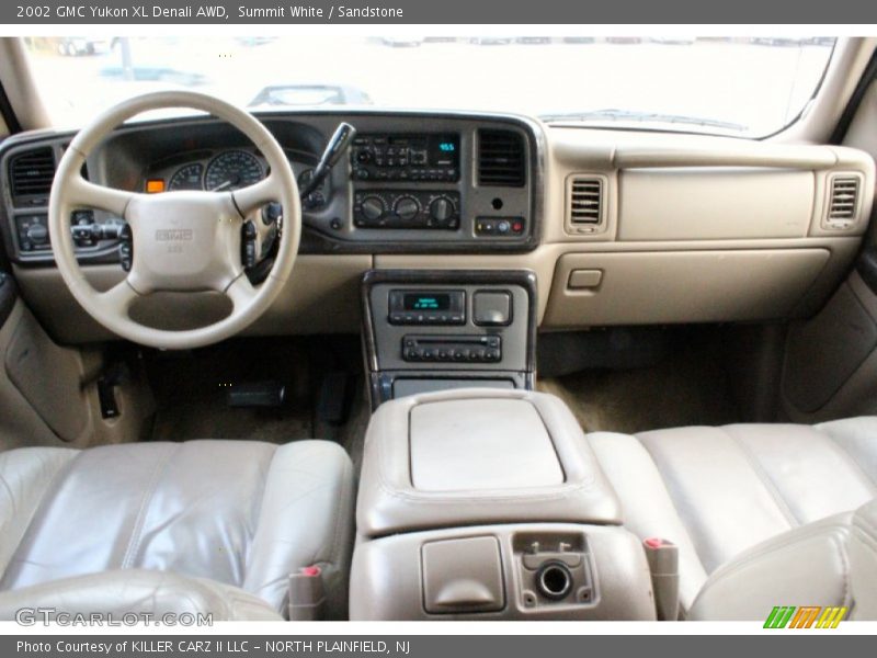 Summit White / Sandstone 2002 GMC Yukon XL Denali AWD
