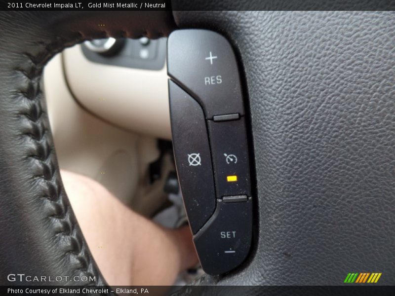 Gold Mist Metallic / Neutral 2011 Chevrolet Impala LT