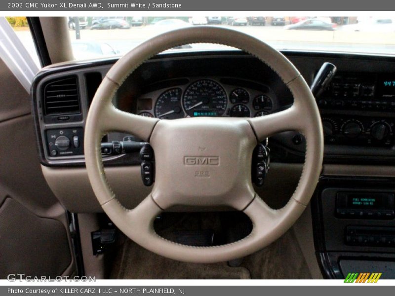 Summit White / Sandstone 2002 GMC Yukon XL Denali AWD
