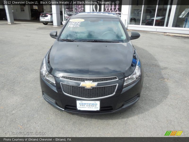 Black Granite Metallic / Jet Black/Medium Titanium 2012 Chevrolet Cruze LS