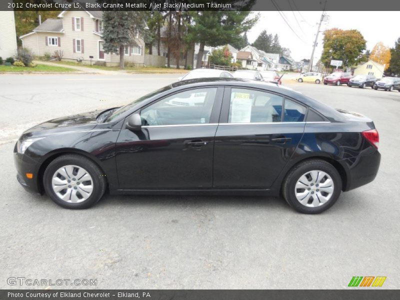 Black Granite Metallic / Jet Black/Medium Titanium 2012 Chevrolet Cruze LS