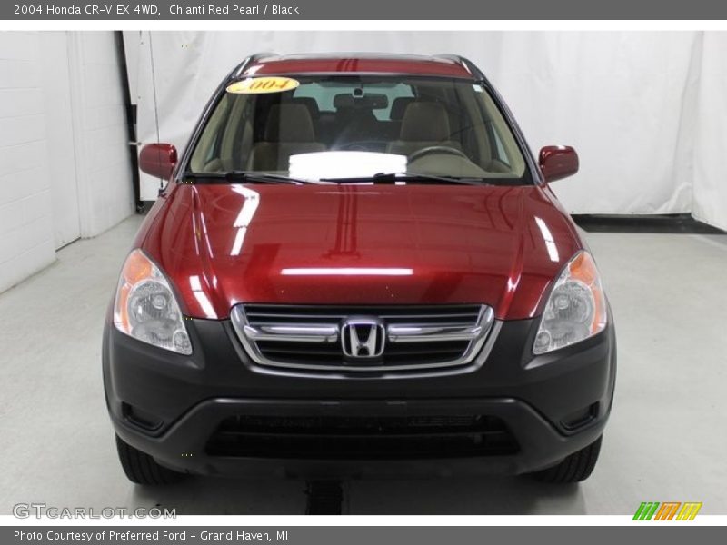 Chianti Red Pearl / Black 2004 Honda CR-V EX 4WD