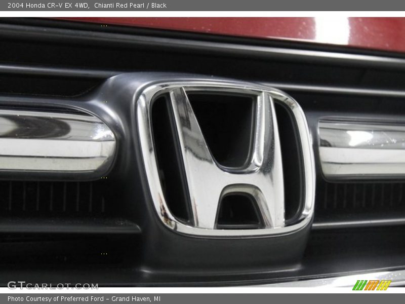 Chianti Red Pearl / Black 2004 Honda CR-V EX 4WD