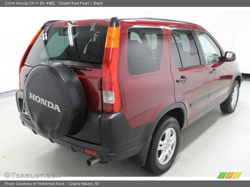Chianti Red Pearl / Black 2004 Honda CR-V EX 4WD