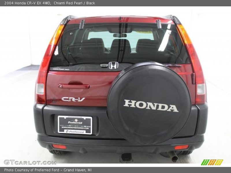 Chianti Red Pearl / Black 2004 Honda CR-V EX 4WD