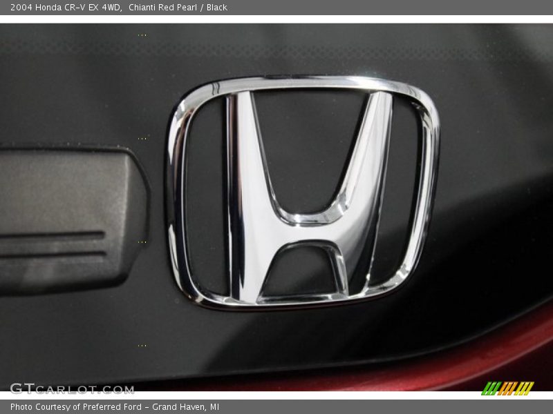 Chianti Red Pearl / Black 2004 Honda CR-V EX 4WD