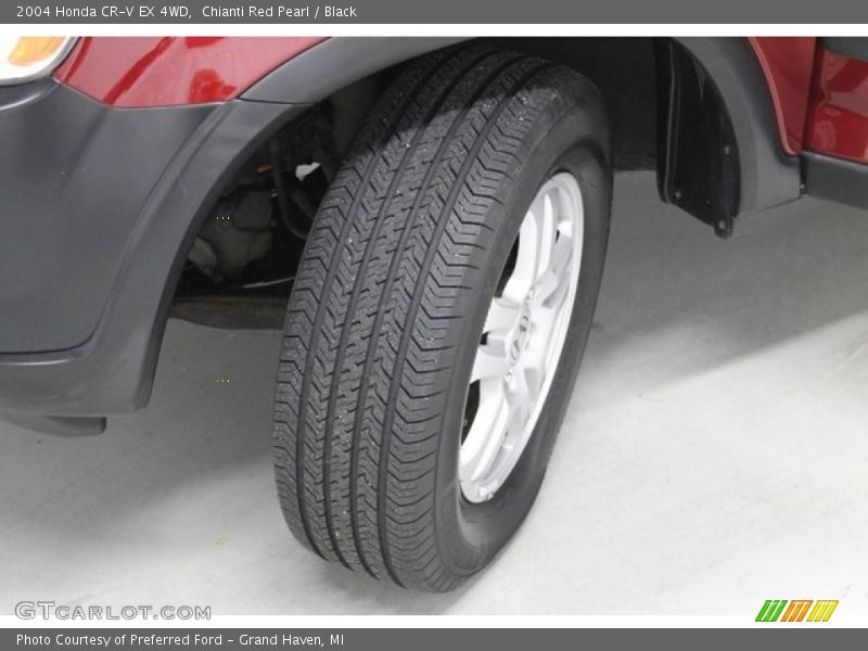 Chianti Red Pearl / Black 2004 Honda CR-V EX 4WD