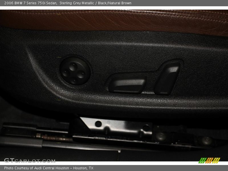 Sterling Grey Metallic / Black/Natural Brown 2006 BMW 7 Series 750i Sedan