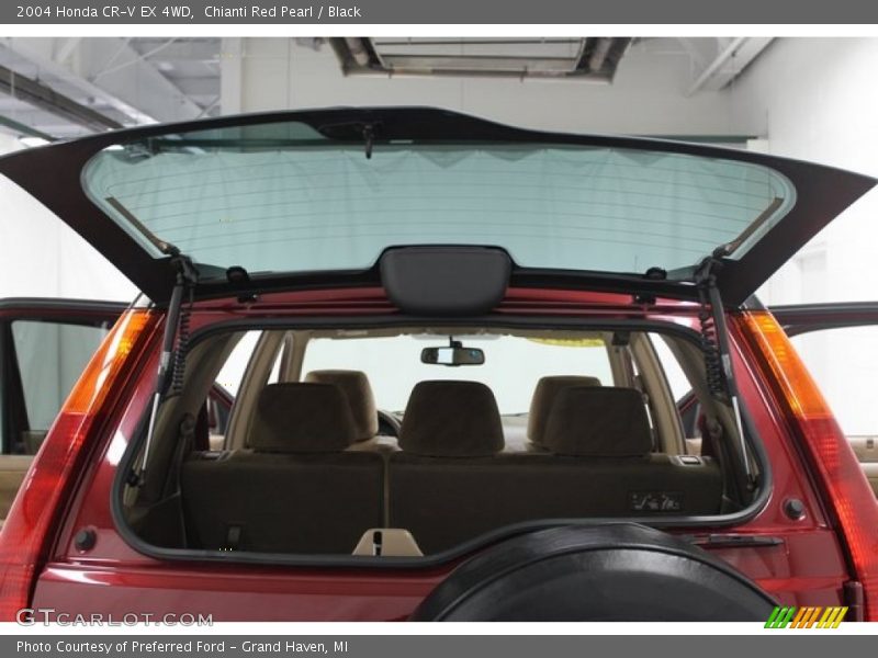 Chianti Red Pearl / Black 2004 Honda CR-V EX 4WD