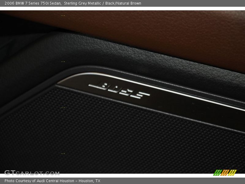 Sterling Grey Metallic / Black/Natural Brown 2006 BMW 7 Series 750i Sedan