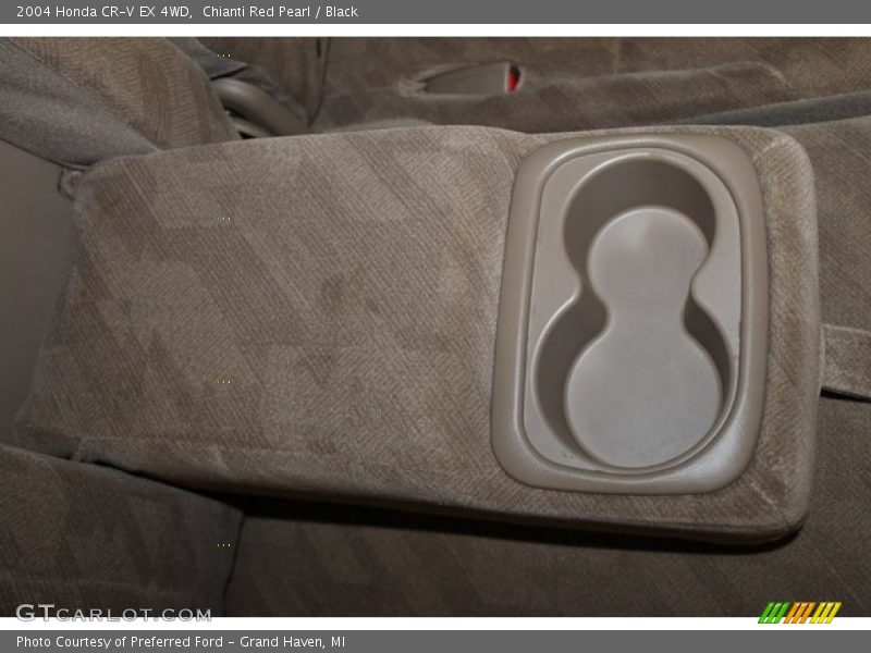 Chianti Red Pearl / Black 2004 Honda CR-V EX 4WD