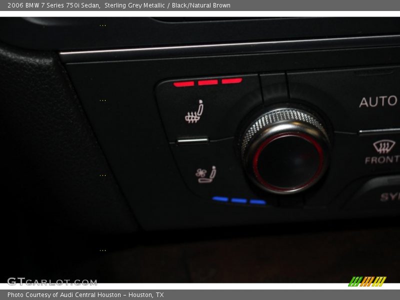 Sterling Grey Metallic / Black/Natural Brown 2006 BMW 7 Series 750i Sedan