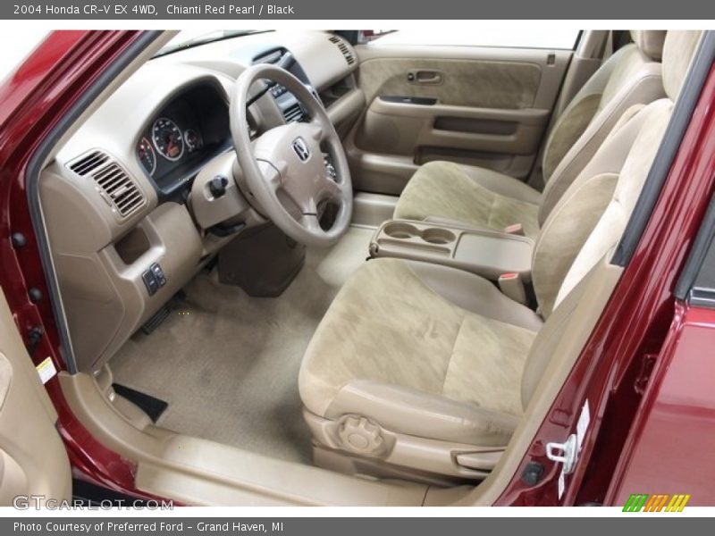 Chianti Red Pearl / Black 2004 Honda CR-V EX 4WD