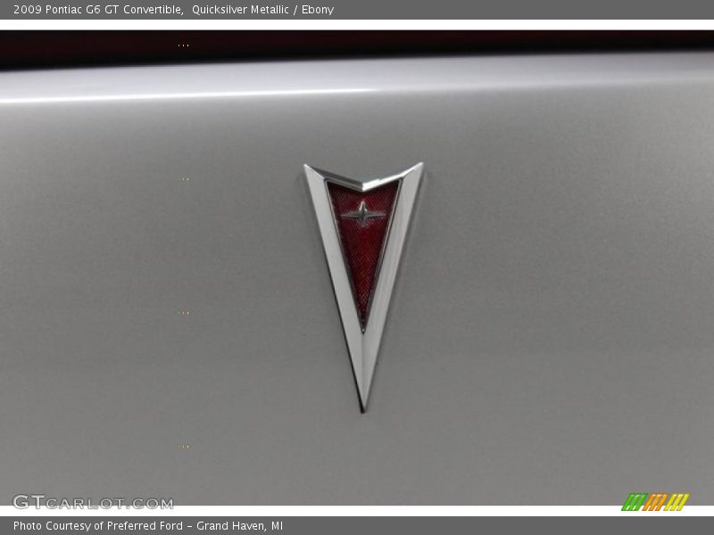 Quicksilver Metallic / Ebony 2009 Pontiac G6 GT Convertible
