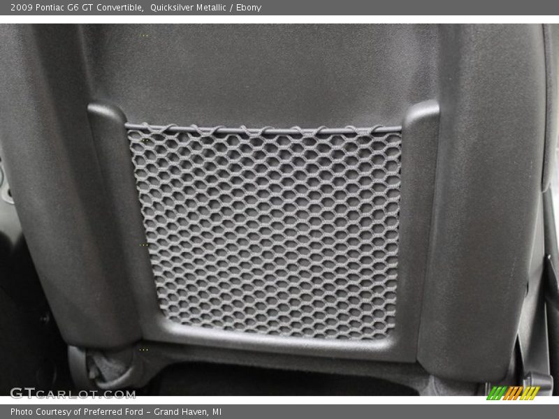 Quicksilver Metallic / Ebony 2009 Pontiac G6 GT Convertible