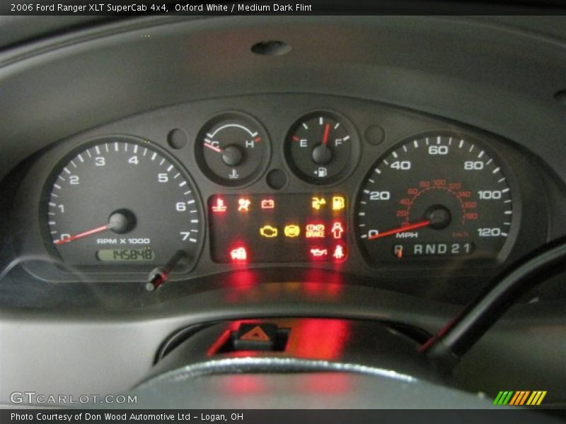 Oxford White / Medium Dark Flint 2006 Ford Ranger XLT SuperCab 4x4