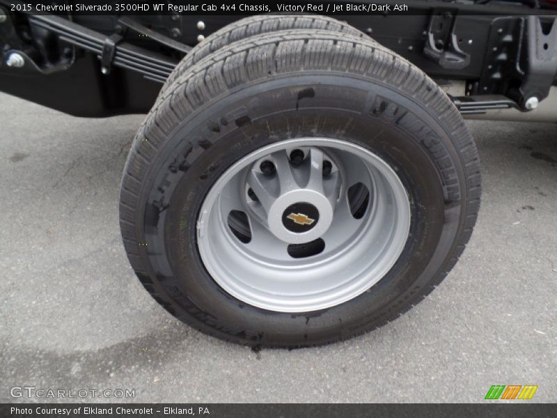  2015 Silverado 3500HD WT Regular Cab 4x4 Chassis Wheel