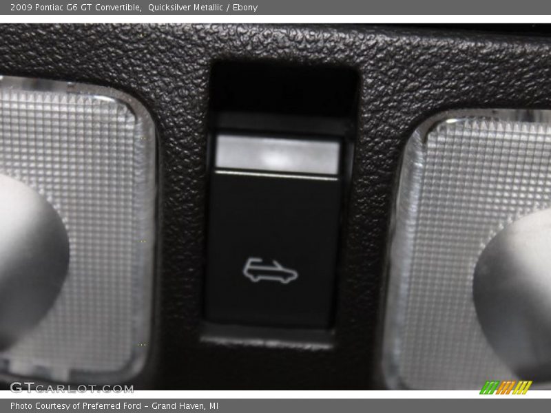Quicksilver Metallic / Ebony 2009 Pontiac G6 GT Convertible