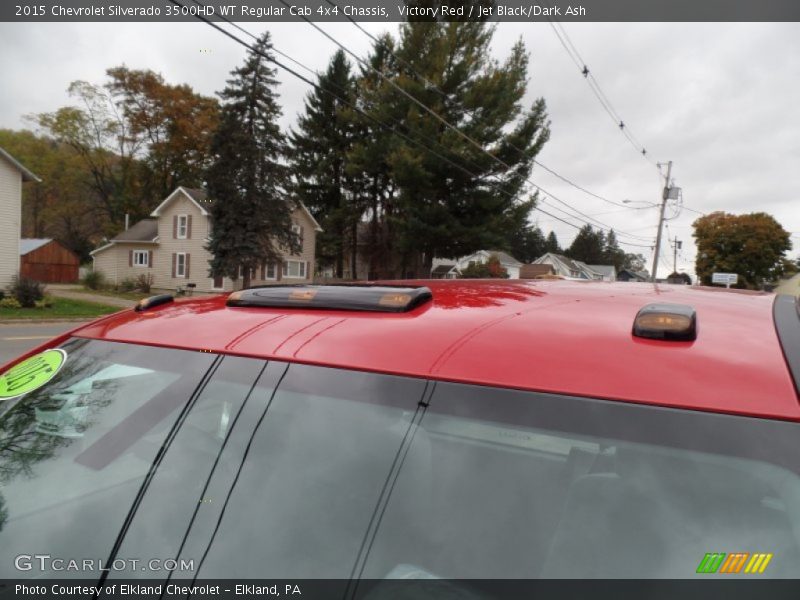 Victory Red / Jet Black/Dark Ash 2015 Chevrolet Silverado 3500HD WT Regular Cab 4x4 Chassis