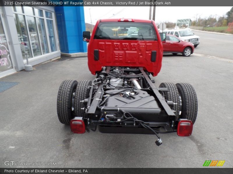 Victory Red / Jet Black/Dark Ash 2015 Chevrolet Silverado 3500HD WT Regular Cab 4x4 Chassis