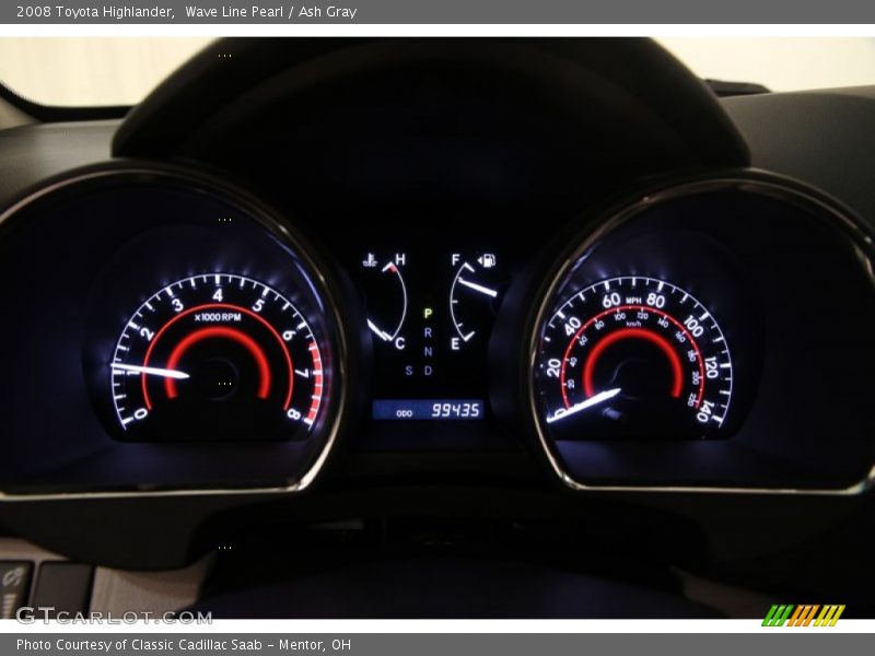 Wave Line Pearl / Ash Gray 2008 Toyota Highlander