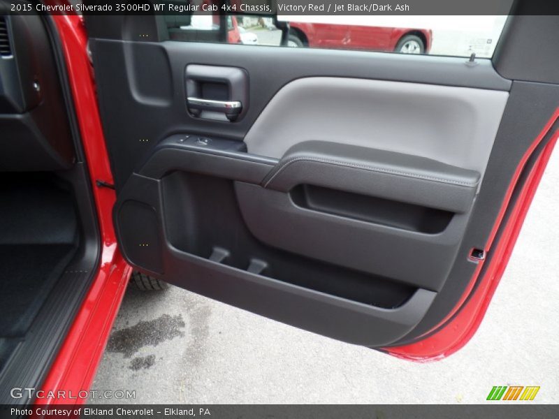 Victory Red / Jet Black/Dark Ash 2015 Chevrolet Silverado 3500HD WT Regular Cab 4x4 Chassis