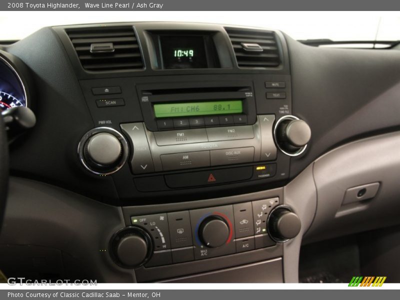 Wave Line Pearl / Ash Gray 2008 Toyota Highlander