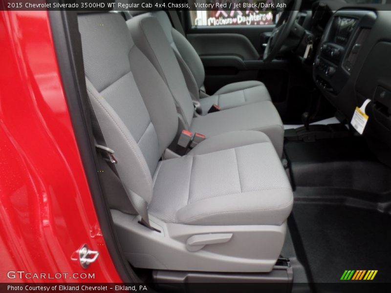 Front Seat of 2015 Silverado 3500HD WT Regular Cab 4x4 Chassis