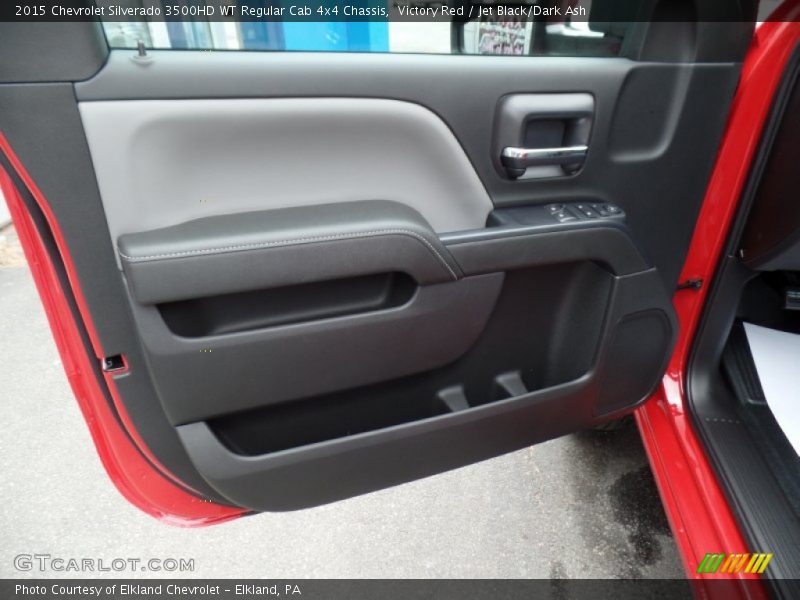 Victory Red / Jet Black/Dark Ash 2015 Chevrolet Silverado 3500HD WT Regular Cab 4x4 Chassis
