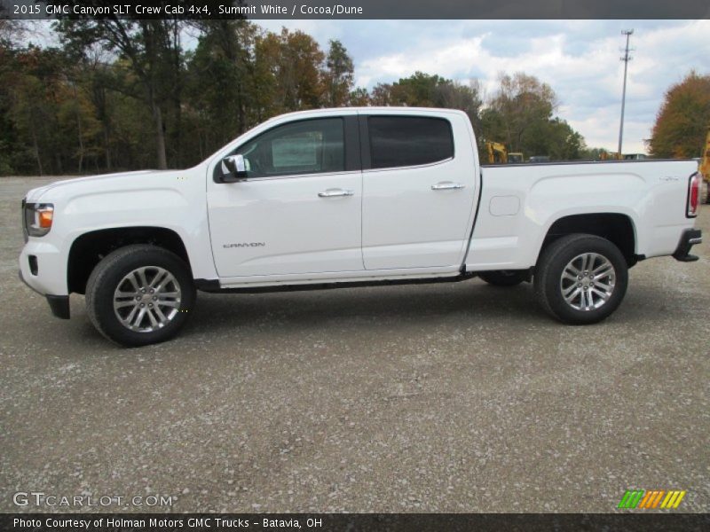  2015 Canyon SLT Crew Cab 4x4 Summit White