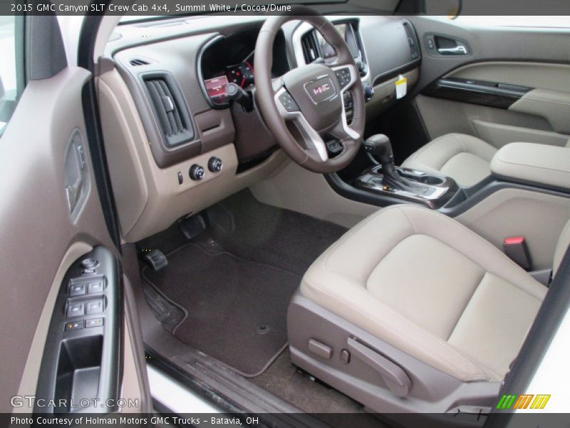  2015 Canyon SLT Crew Cab 4x4 Cocoa/Dune Interior