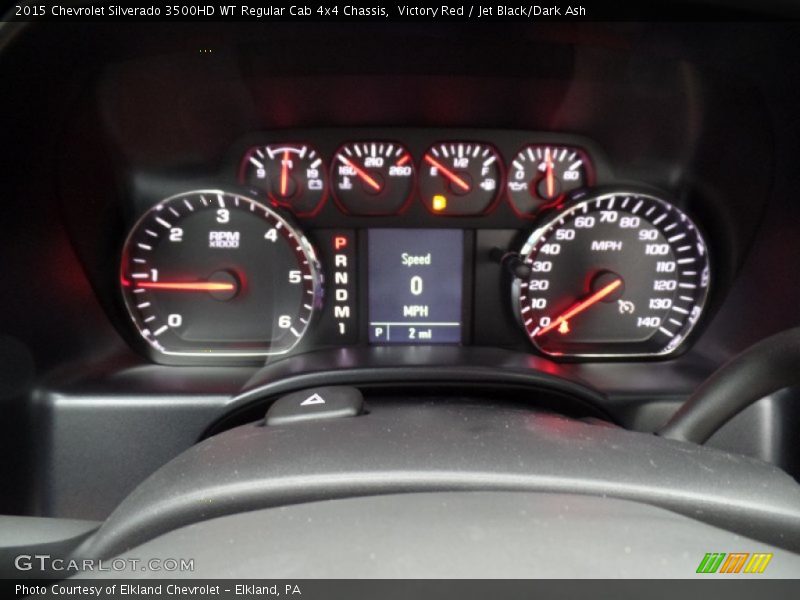  2015 Silverado 3500HD WT Regular Cab 4x4 Chassis WT Regular Cab 4x4 Chassis Gauges