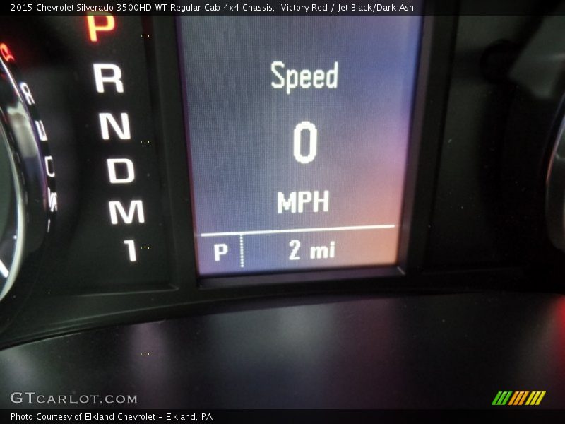 Victory Red / Jet Black/Dark Ash 2015 Chevrolet Silverado 3500HD WT Regular Cab 4x4 Chassis